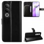 Чехол книжка MyPads для OnePlus Nord CE4 5G с карманом для фото и карт, противоударный, искусственная кожа, черный