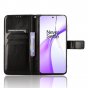 Чехол книжка MyPads для OnePlus Nord CE4 5G с карманом для фото и карт, противоударный, искусственная кожа, черный