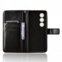 Чехол книжка MyPads для OnePlus Nord CE4 5G с карманом для фото и карт, противоударный, искусственная кожа, черный