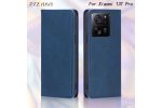 Чехол-книжка MyPads для Xiaomi 13T Pro (для Сяоми 13T Про), противоударный с магнитом, синий