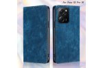 Чехол-книжка MyPads для Poco X5 Pro 5G, флип, противоударный, синий