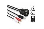 Аудиокабель DB-62/Mini XLR, разноцветный MyPads