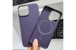 Чехол MyPads для Apple iPhone 14 Pro из ароматического полиамидного (кевларового) материала с магнитом MagSafe