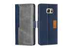 Чехол-книжка MyPads для
 Samsung Galaxy S7 Edge (SM-G935/SM-G9350) / Самсунг S7 Edge,смешать два цвета (синий + серый)
