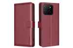 Чехол-книжка MyPads для Honor X5B, защитный, в виде бумажника, блокировка RFID