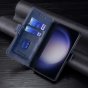Чехол-книжка MyPads для Samsung Galaxy S24, синийсерый