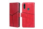 Чехол-книжка MyPads для
 Huawei Y9 Prime 2019 /P Smart Z / Honor 9X / 9X Premium / Хуавей Y9 Прайм 2019 / Хонор 9X,объединяет геометрию (красный)