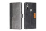 Чехол-книжка MyPads для
 Xiaomi Redmi Note 6/6 Pro / Сяоми Редми Нот 6 Про (Черный + серый)