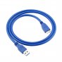 Кабель-переходник для передачи данных USB 3.0 A - MicroUSB-B для мобильных телефонов компьютеров и внешних жестких дисков 1метр