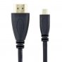 Кабель HDMI - HDMI Micro для передачи данных выводит видео на телевизор - 3М чистая медь черный