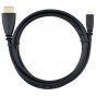 Кабель HDMI - HDMI Micro для передачи данных выводит видео на телевизор - 3М чистая медь черный