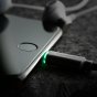 Фирменный дата-кабель lighting для передачи данных высокоскоростной поддерживает быструю зарядку подходит для зарядок Qualcoom 3.0 Quic Charge для устройства Apple 1.2 метра 