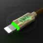Фирменный дата-кабель lighting для передачи данных высокоскоростной поддерживает быструю зарядку подходит для зарядок Qualcoom 3.0 Quic Charge для устройства Apple 1.2 метра 