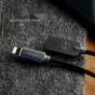 Фирменный дата-кабель lighting для передачи данных высокоскоростной поддерживает быструю зарядку подходит для зарядок Qualcoom 3.0 Quic Charge для устройства Apple 1.2 метра 