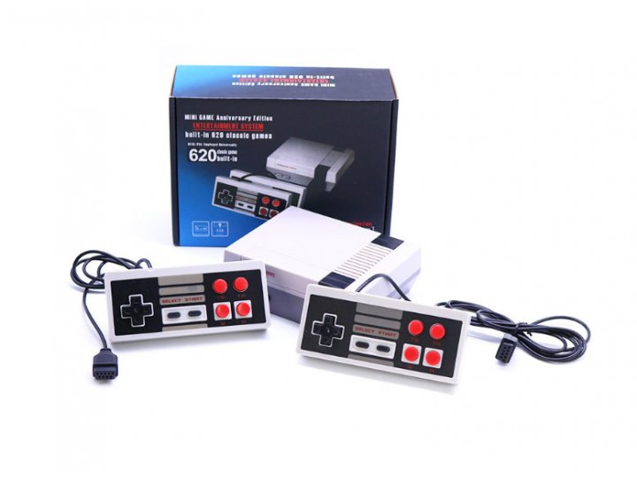 Классическая семейная игровая ретро приставка Nes mini встроенных 620 игр..