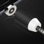 Кабель плетеный 3В1 для зарядки и передачи данных USB - Lighting/ Micro-USB/ Type-C с магнитными сменными разъемами 1 метр черный