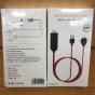 Универсальный кабель адаптер-переходник HDMI - Type-C/ Lighting/ Micro-USB/ USB для подключение к ноутбуку телевизору и проектору и мобильных телефонов 1080p в HD качестве 
