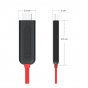 Универсальный кабель адаптер-переходник HDMI - Type-C/ Lighting/ Micro-USB/ USB для подключение к ноутбуку телевизору и проектору и мобильных телефонов 1080p в HD качестве 