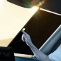 Автомобильная солнцезащитная шторка Baseus Front Window Sunshade на лобовое стекло на присосках теплоизоляционный 64 см серебристый