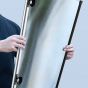 Автомобильная солнцезащитная шторка Baseus Front Window Sunshade на лобовое стекло на присосках теплоизоляционный 64 см серебристый