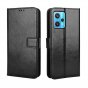 Чехол-книжка MyPads Porta Biglietti для OnePlus Nord CE 2 Lite 5G из импортной эко-кожи с подставкой застёжкой и визитницей черный