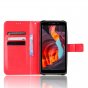 Чехол-книжка MyPads Porta Biglietti из импортной эко-кожи с подставкой застёжкой и визитницей для OnePlus Nord CE 2 Lite 5G красный