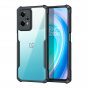 Задняя панель-чехол-накладка MyPads «Labbri» для OnePlus Nord CE 2 Lite 5G из качественного силикона c прозрачной пластиковой задней стенкой с черной окаемкой