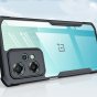 Задняя панель-чехол-накладка MyPads «Labbri» для OnePlus Nord CE 2 Lite 5G из качественного силикона c прозрачной пластиковой задней стенкой с черной окаемкой