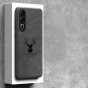 Задняя панель-чехол-накладка MyPads «Renna» из качественной импортной кожи для OnePlus Ace 3v / OnePlus nord ce4 с изображением тематика «Олень» черная