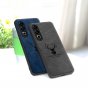 Задняя панель-чехол-накладка MyPads «Renna» из качественной импортной кожи для OnePlus Ace 3v / OnePlus nord ce4 с изображением тематика «Олень» черная