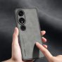 Чехол панель-крышка-накладка MyPads «Pelle Scamosciata» на пластиковой основе из качественной замшевой кожи для OnePlus Ace 3v / OnePlus nord ce4 серый