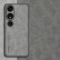 Чехол панель-крышка-накладка MyPads «Pelle Scamosciata» на пластиковой основе из качественной замшевой кожи для OnePlus Ace 3v / OnePlus nord ce4 серый