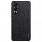 Чехол бампер накладка MyPads «Albero Premium» на OnePlus Ace 3v / OnePlus nord ce4 из искусственной кожи с текстурной отделкой и декоративным дизайном под дерево черный