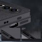 Чехол бампер накладка MyPads «Albero Premium» на OnePlus Ace 3v / OnePlus nord ce4 из искусственной кожи с текстурной отделкой и декоративным дизайном под дерево черный