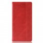 Чехол-книжка MyPads «Bella cucitura» из качественной импортной кожи с мульти-подставкой и визитницей для OnePlus Ace 3v / OnePlus nord ce4 прошитый элегантной прострочкой красный с магнитной крышкой 