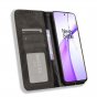 Чехол-книжка MyPads «Bella cucitura» из качественной импортной кожи с мульти-подставкой и визитницей для OnePlus Ace 3v / OnePlus nord ce4 прошитый элегантной прострочкой черный с магнитной крышкой 