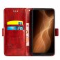 Чехол-книжка MyPads «Libro Vintage» для OnePlus Ace 3v / OnePlus nord ce4 из качественной импортной кожи с тиснением тематика книга в Винтажном стиле Ретро красный.