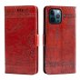 Чехол-книжка MyPads «Libro Vintage» для OnePlus Ace 3v / OnePlus nord ce4 из качественной импортной кожи с тиснением тематика книга в Винтажном стиле Ретро красный.