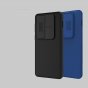 Чехол панель-бампер MyPads Tenda для OnePlus Ace 3v / OnePlus nord ce4 из пластика с закрывающейся камерой и матовой отделкой «под карбон» с защитой шторкой заглушкой для камеры черная