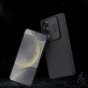 Чехол панель-бампер MyPads Tenda для OnePlus Ace 3v / OnePlus nord ce4 из пластика с закрывающейся камерой и матовой отделкой «под карбон» с защитой шторкой заглушкой для камеры черная