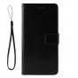 Чехол-книжка MyPads Porta Biglietti для TCL 60 R 5G из импортной эко-кожи с подставкой застежкой и визитницей, черный