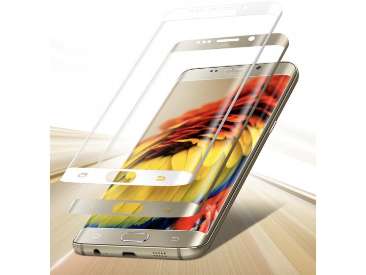 Фирменное 3D/5D защитное изогнутое стекло с закругленными изогнутыми краями которое полностью закрывает экран ..