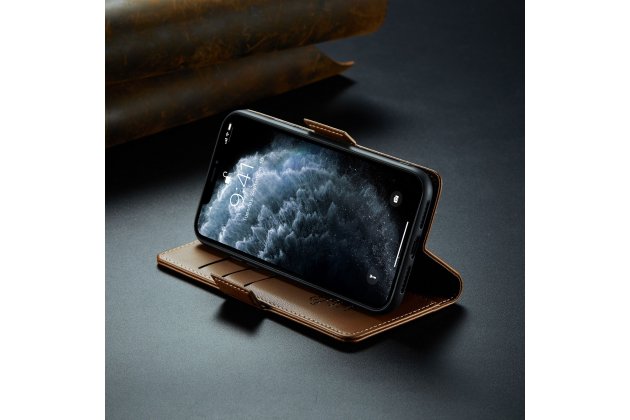 Кожаный чехол MyPads для iPhone 11 Pro