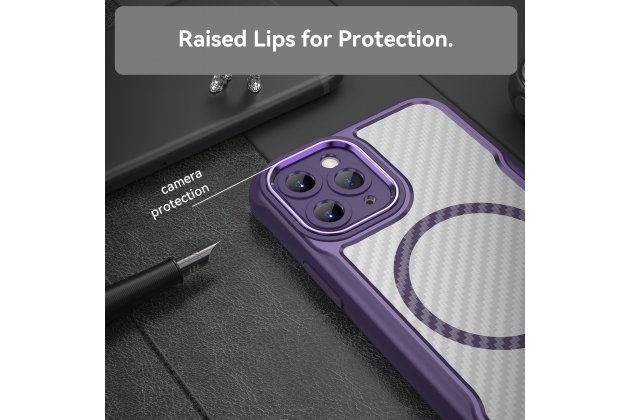 Магнитный чехол MyPads для Apple iPhone 11 Pro (Эпл Айфон 11 Про) с текстурой углеродного волокна