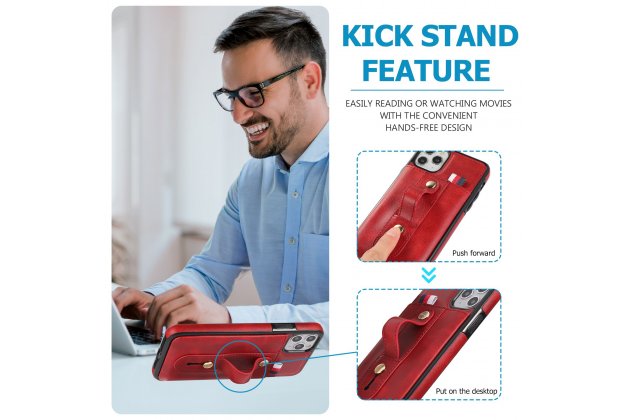 Кожаный чехол MyPads для Apple iPhone 11 Pro (Эпл Айфон 11 Про) с отделением для карт