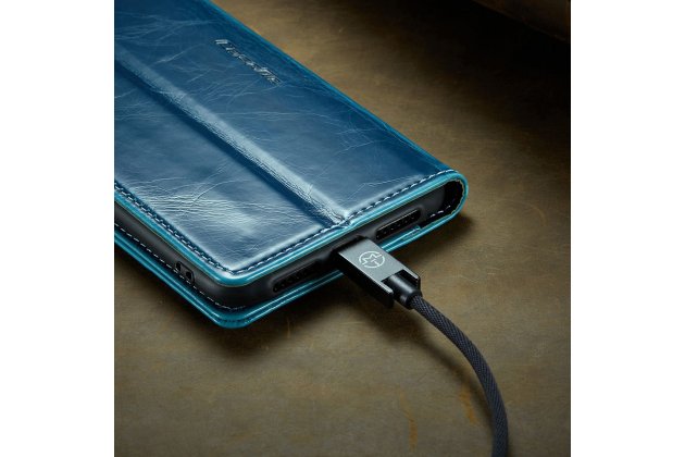 Кожаный чехол MyPads для iPhone 11 Pro с визитницей из экокожи