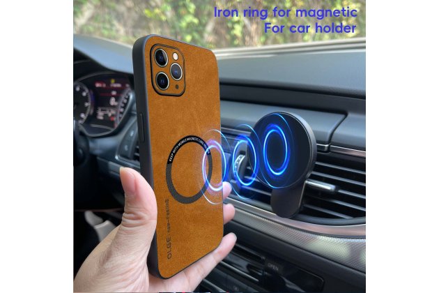 Магнитный кожаный чехол MyPads для Apple iPhone 11 Pro (Айфон 11 Про)