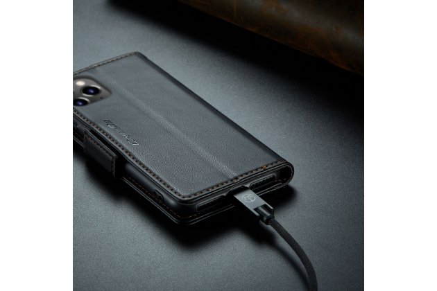 Кожаный чехол MyPads для iPhone 11 Pro с RFID-блокировкой и магнитной застежкой