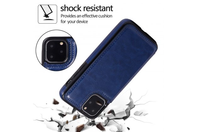 Кожаный чехол MyPads для iPhone 11 Pro с отделением для карты