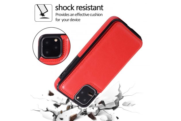 Кожаный чехол MyPads для iPhone 11 Pro с отделением для карты